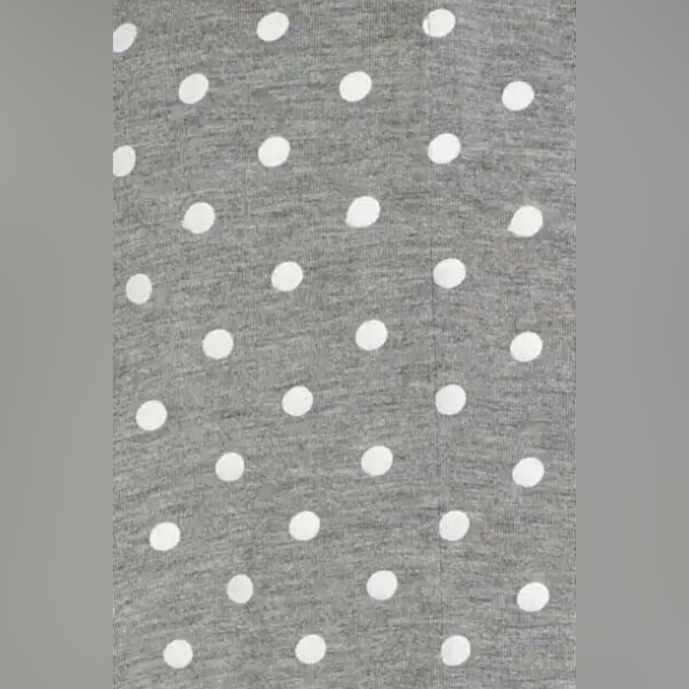 Pj SALVAGE Modal Three-Quarter Sleeve Short Grey Polka Dot Pajamas Plus Size 3X - Picture 6 of 6